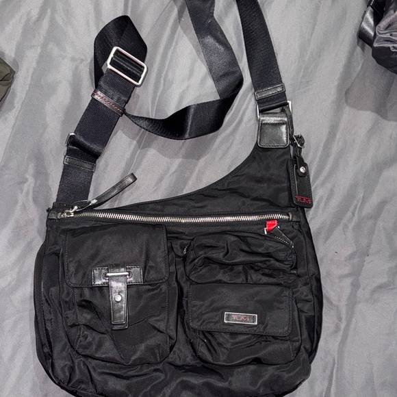 Tumi Black Messenger Bag